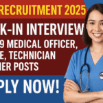 TMC Recruitment 2025: Walk-in Interview for 39 Medical Officer, Nurse, Technician & Other Posts – Apply Now!